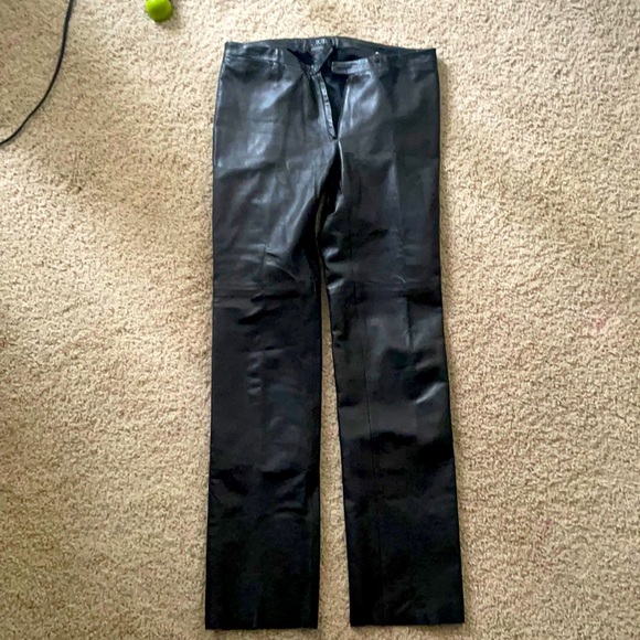 BCBG maxazria Leather Pants - Picture 1 of 2